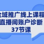 （9577期）全域推广线上课程 _ 直播间账户诊断 37节课