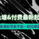 （9507期）2024鱼塘&付费最新起号方法：鱼塘起号能不能一起拉爆直播间