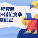 （9392期）3 合1课程套装，用人观+错位竞争+自组 制创业（43节课）