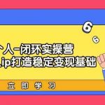 个人闭环实操营：个人ip打造稳定变现基础，带你落地个人的商业变现课