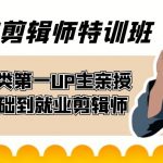 60天-金牌剪辑师特训班 B站设计类第一UP主亲授 带你0基础到就业剪辑师