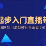 （8745期）从0起步入门直播带货，从搭团队到引流到转化全面助力GMV起步