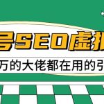 公众号SEO虚拟资料，操作简单，日入500+，可批量操作