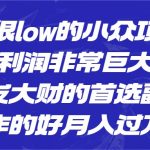 [抖音快手]一个很low的小众项目，但利润非常巨大，闷声发大财的首选副业，操作的好月入过万