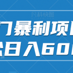 适合小白操作的冷门暴利项目，十分钟五个原创视频，轻松日入600+【视频教程】