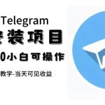 （7455期）帮别人安装“纸飞机“，一单赚10—30元不等：附：免费节点