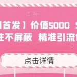 【全网首发】价值5000 Soul无限关注不屏蔽​精准引流创业粉