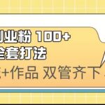 （6792期）日引创业粉 100+  b 站全套打法【实操视频】