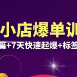 （6348期）抖音小店爆单训练营VIP线下课：6大实战篇+7天快速起爆+标签暴力玩法(32节)