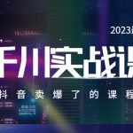 （5877期）2023最新千川实操课，抖音卖爆了的课程（20节视频课）