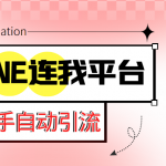 （5437期）【引流必备】国外LINE连我平台引流脚本，解放双手自动引流【脚本+教程】