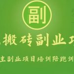 手机搬砖小副业项目训练营1.0，能用手机做的简单小副业