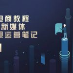 短视频电商教程：2024年新媒体流量变现运营笔记（25节课）