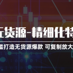 京东无货源精细化特训营，0门槛打造无货源爆款，可复制放大做店群